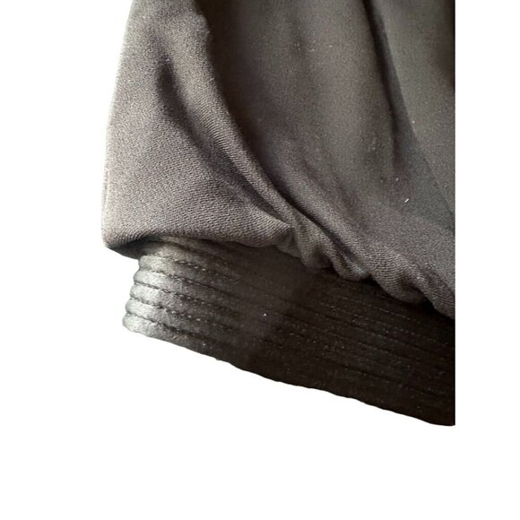 NWT BCBG MaxAzaria Black Woven Skirt Satin Mini Size 10 - Picture 6 of 7